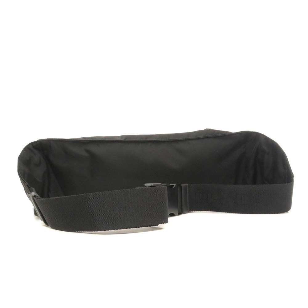 Prada Logo Bum Plate Bag Crossbody Body Belt Leather